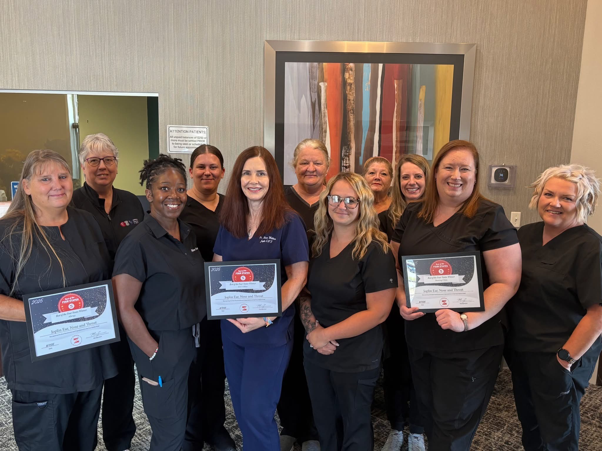 The caring team at Joplin ENT