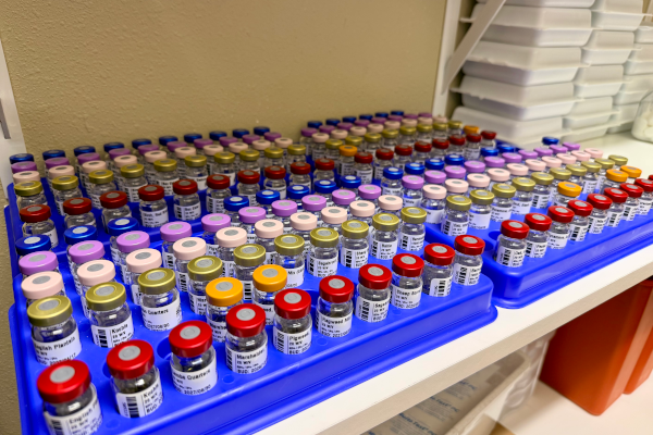 Various vials used for allergy testing at Joplin ENT